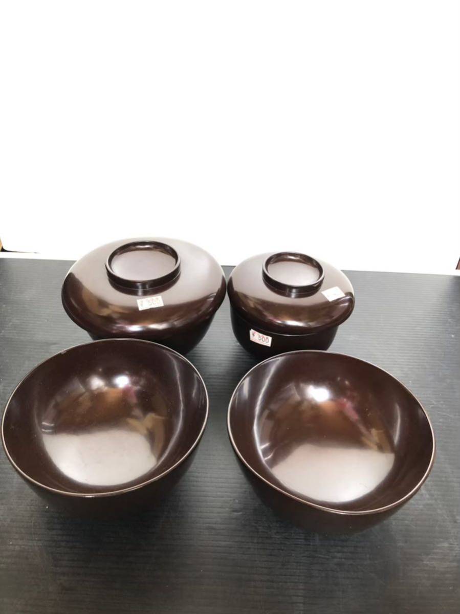KG620 木製漆器 椀 汁椀 茶懐石