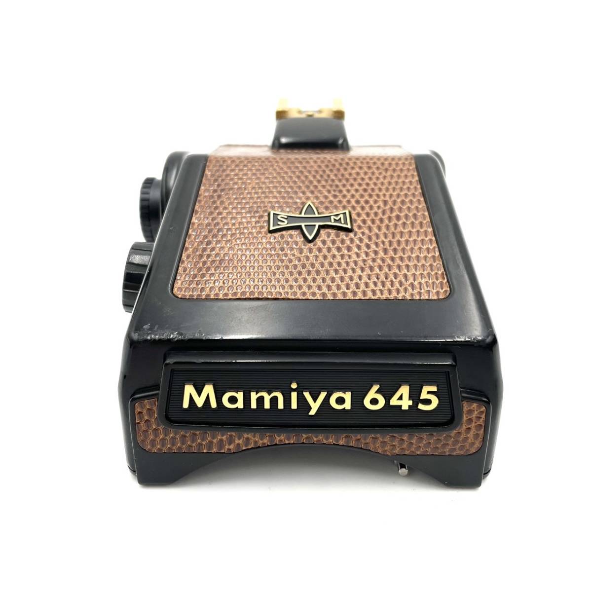 Mamiya マミヤ M645 AE プリズムファインダー ゴールデン リザード Golden Lizard_画像2