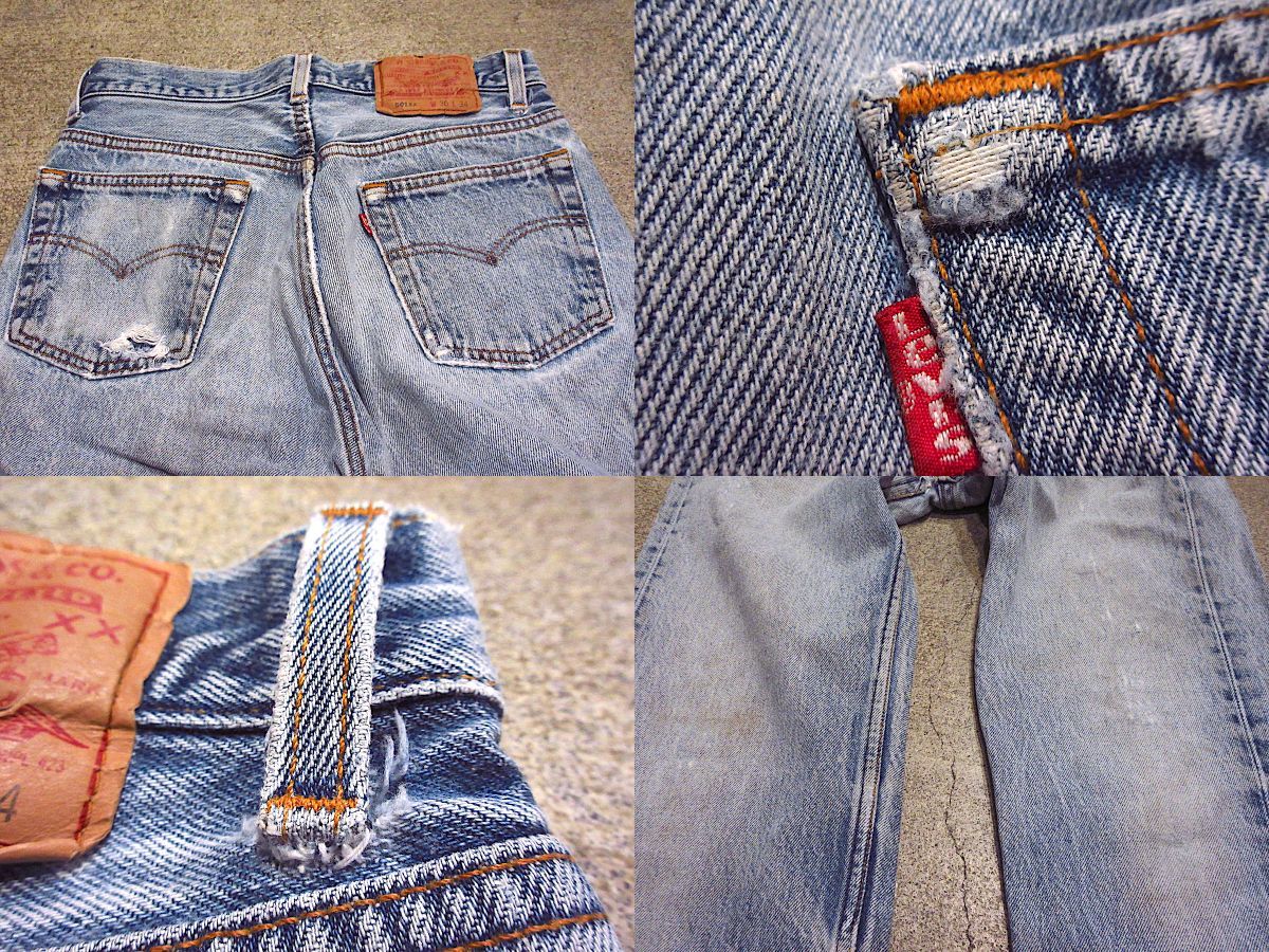 ビンテージ90's●Levi's 501実寸W68cm●231215c5-m-pnt-jns-w27 1990sリーバイスデニムジーンズボトムス古着_画像9