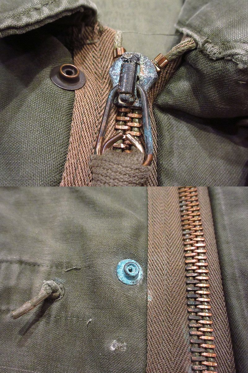 ビンテージ50's●U.S.ARMY M-1951フィールドジャケットsize M-R●231228i1-m-jk-mltミリタリーM-51米軍実物_画像10