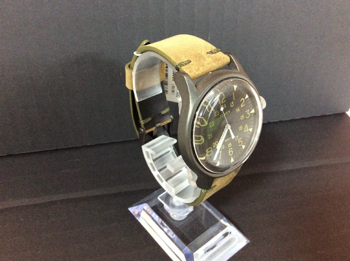 TIMEX タイメックス 時計 MK1 スティール スチール TW2R97000 三針 クオーツ 3気圧防水 動作確認済み 箱付き ユーズド_画像3
