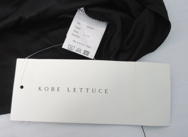 16 01149 * [ Kobe lettuce ]bla cord .. inner tank top [C5472] L~LL black [ outlet ]