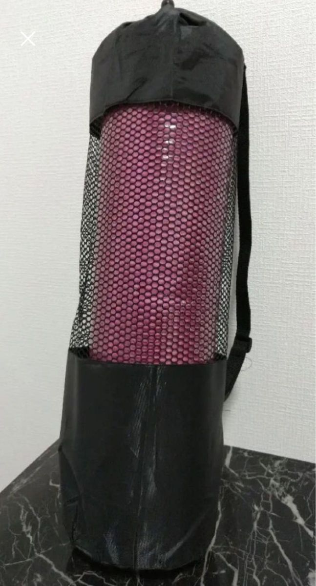 ヨガマット 10mm (183×61×1cm) ストレッチ ヨガ トレーニング ピンク ストレッチマット