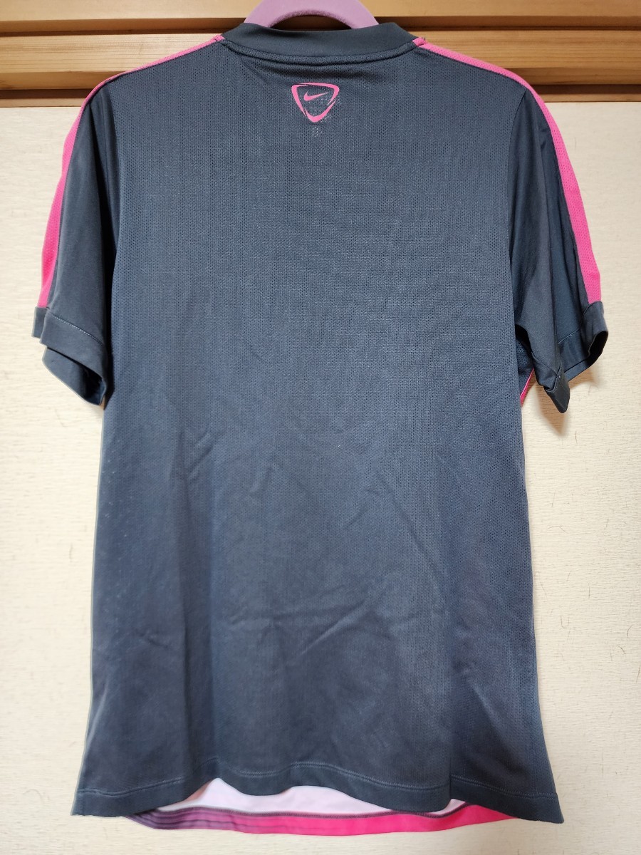 ★◆ナイキ◆ＮＩＫＥ◆半袖◆Ｔシャツ◆裏側メッシュ◆ピンク×グレー◆サイズ ＸＬ◆中古品◆★_画像2