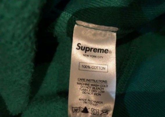 Supreme アーチロゴ クルーネック スウェット グリーン Mサイズ Supreme アーチロゴ クルーネック スウェット グリーン Mサイズ
