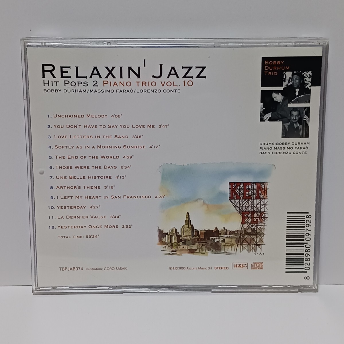 CD RELAXIN' JAZZ VOL.10 HIT POPS 2 PIANO TRIO ★視聴確認済み★の画像2