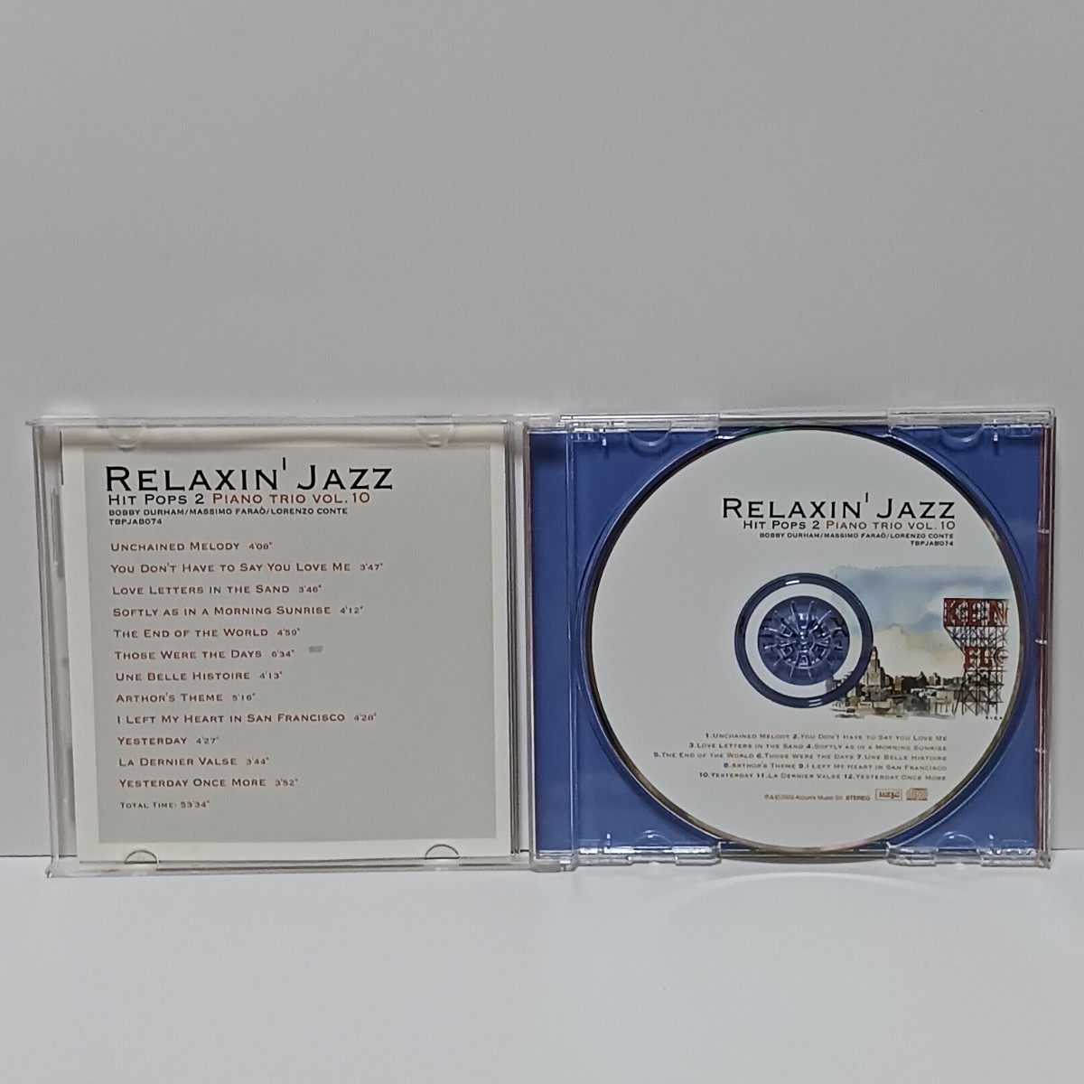 CD RELAXIN' JAZZ VOL.10 HIT POPS 2 PIANO TRIO ★視聴確認済み★の画像3