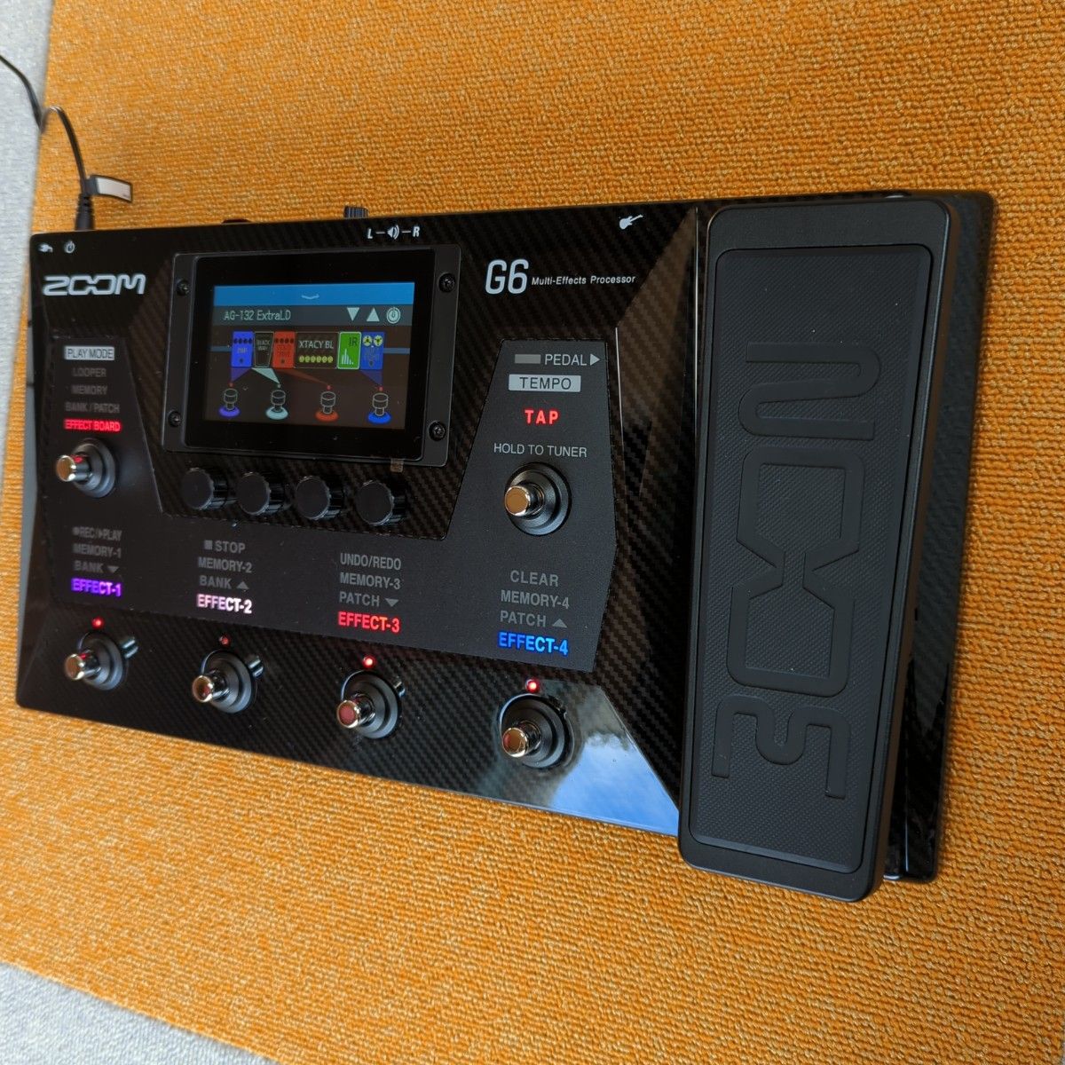 ZOOM g6 マルチエフェクター 別売ケースCBG-5nセミハードケース ZOOM g6 マルチエフェクター 別売ケースCBG-5nセミハードケース