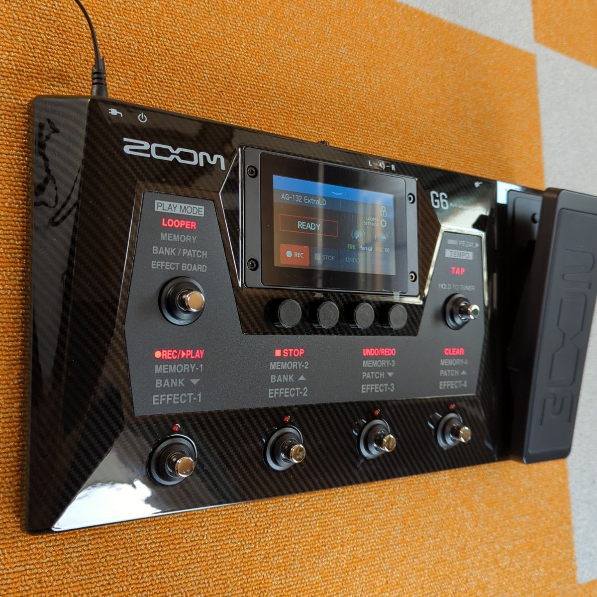 ZOOM g6 マルチエフェクター 別売ケースCBG-5nセミハードケース ZOOM g6 マルチエフェクター 別売ケースCBG-5nセミハードケース