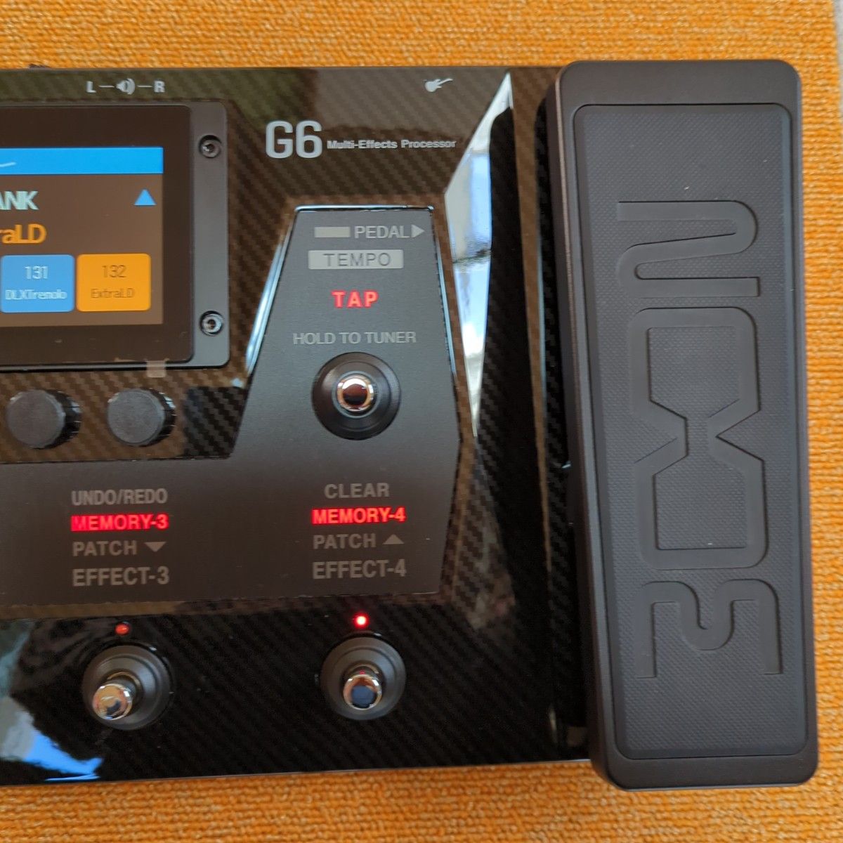 ZOOM g6 マルチエフェクター 別売ケースCBG-5nセミハードケース ZOOM g6 マルチエフェクター 別売ケースCBG-5nセミハードケース