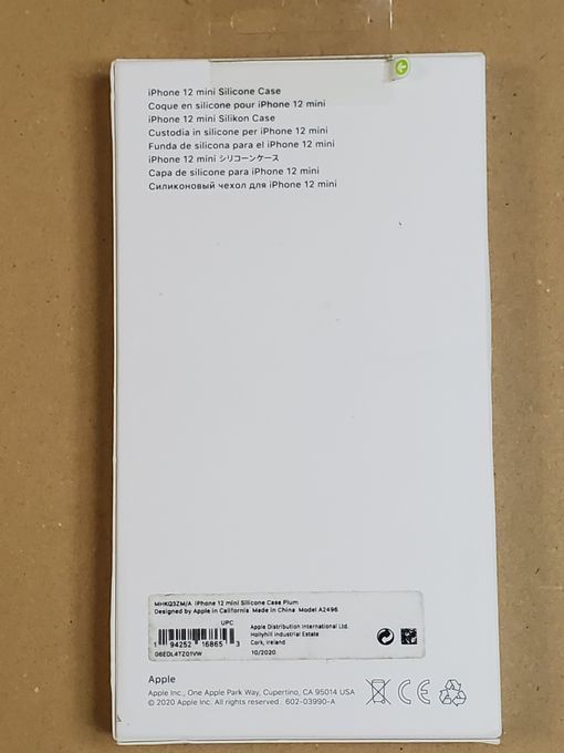 MagSafe対応 Apple 純正品◆iPhone 12 mini Silicone Case with MagSafe - Plum シリコーンケース -プラム アップル【並行輸入品】_画像5