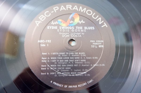 P2-268＜LP/サイン入/US盤/美盤＞ イーディ・ゴーメ Eydie Gorme / Eydie Swings The Blues_画像5