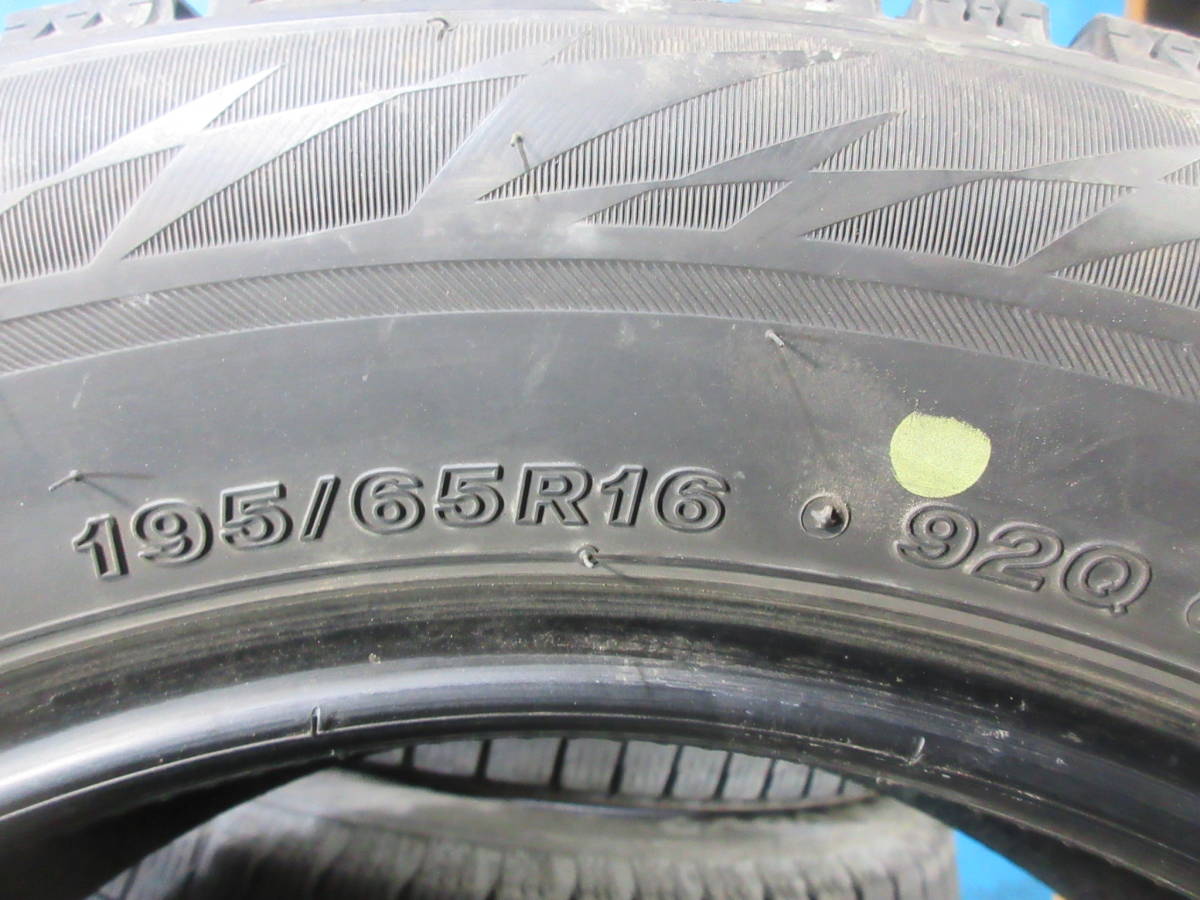 2019年製 ブリヂストン ブリザック BRIDGESTONE BLIZZAK VRX2 195/65R16 92Q 4本 №06809C 室内保管 雪 氷 冬タイヤ スタッドレス 冬用_画像10