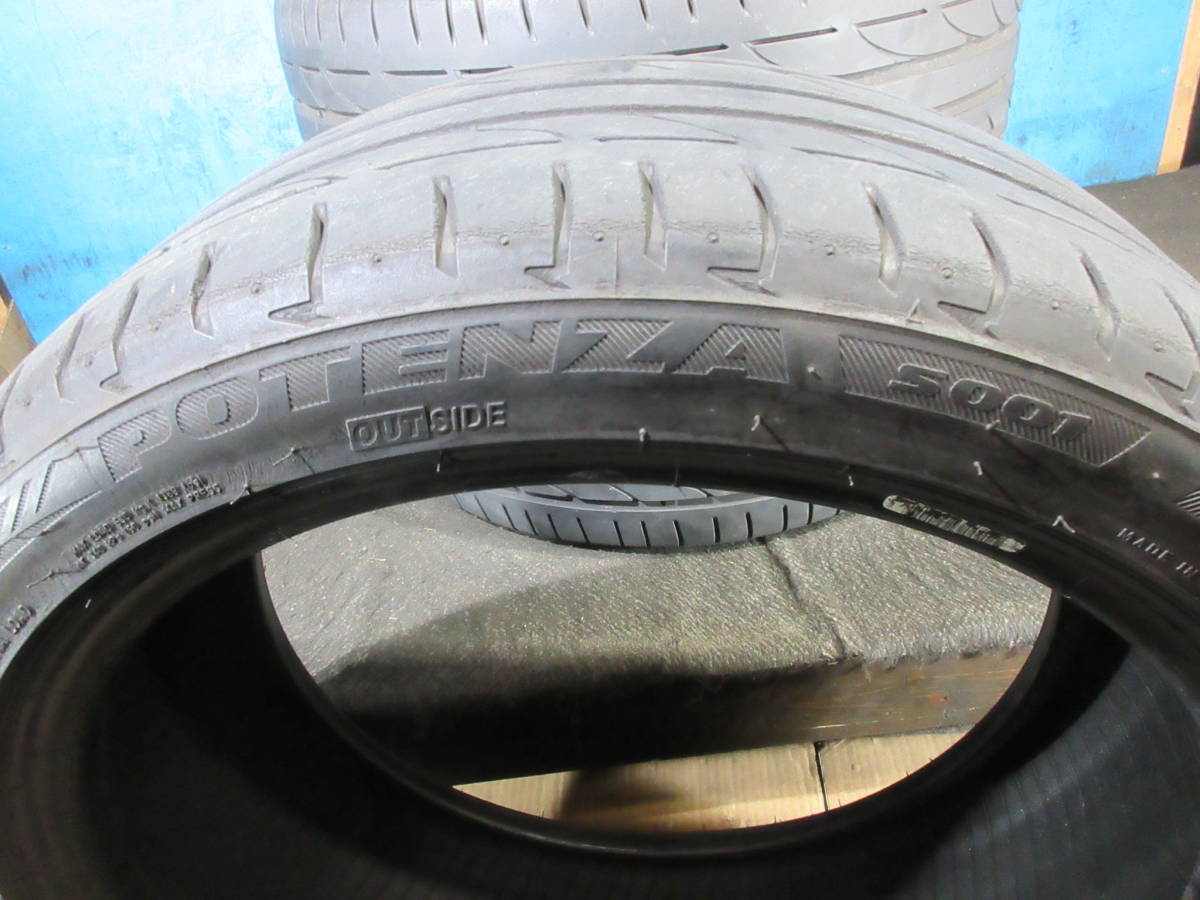 2018年製 中古ブリヂストン ポテンザ BRIDGESTONE POTENZA S001 225/40R18 92Y 4本 №06874E 室内保管 夏タイヤ ラジアルタイヤ 夏用_画像10