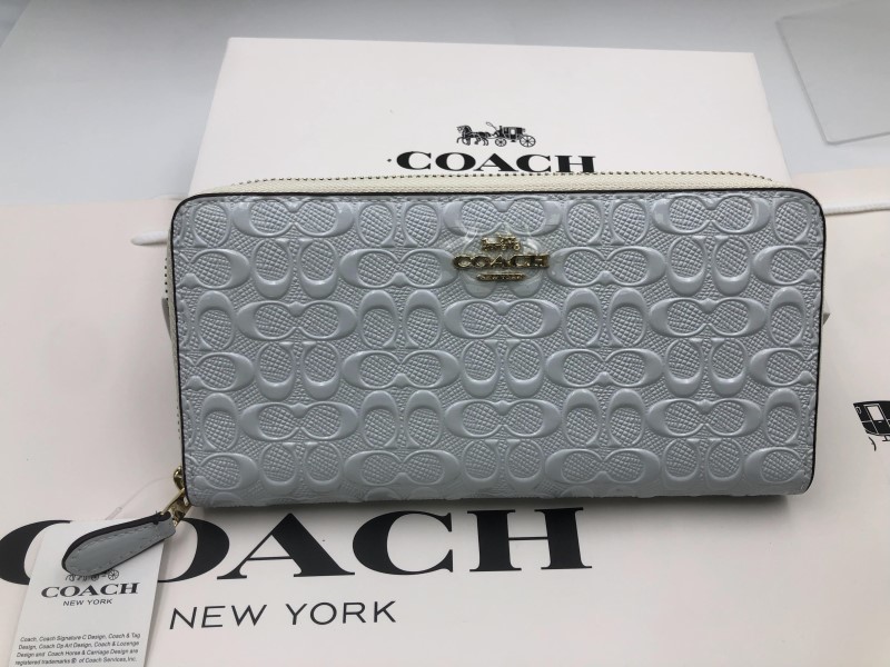 コーチ COACH 長財布 財布 シグネチャー アコーディオンラウンドジップウォレット財布 新品 未使用 贈り物F54805 a231C_画像1