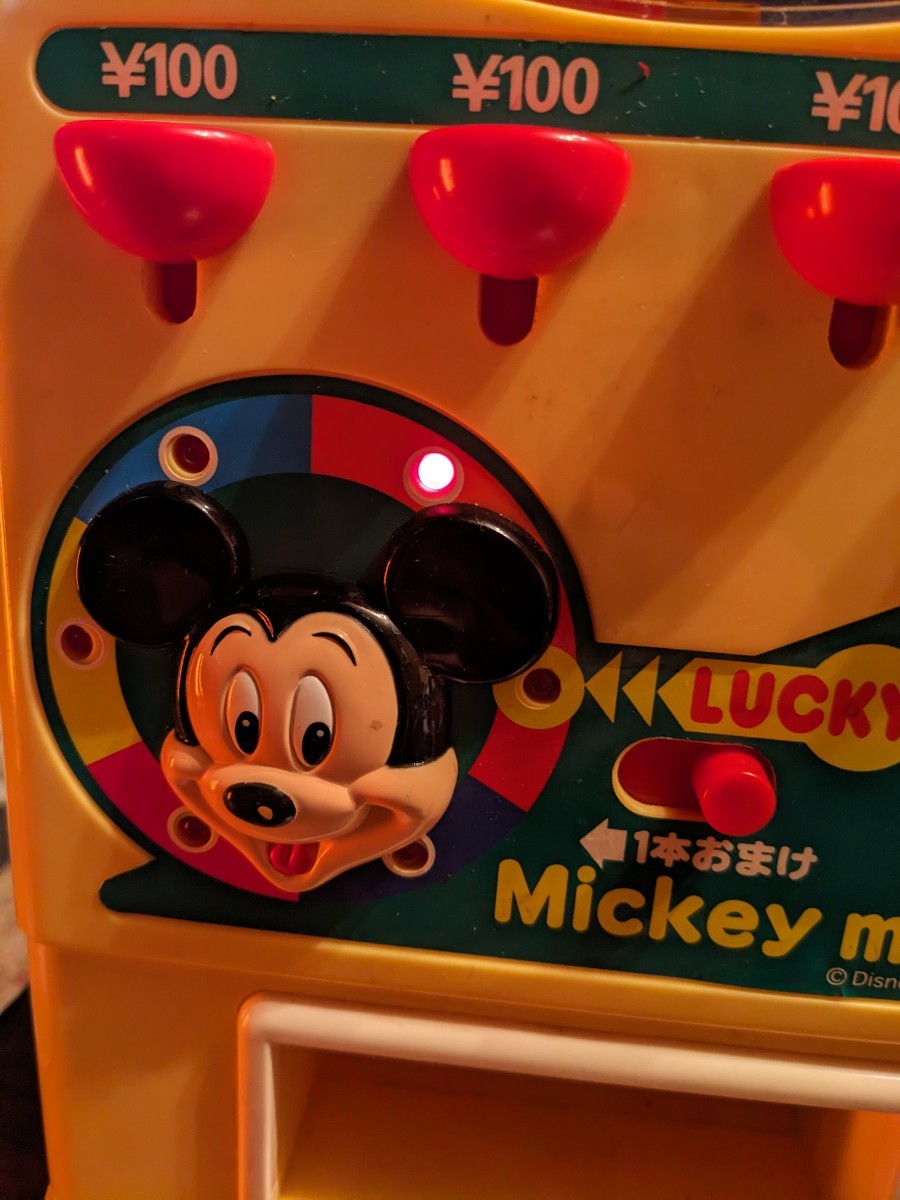 トミー　Mickey　Mouse　自販機おもちゃ　ジャンク品　箱なし　稼働品_画像4