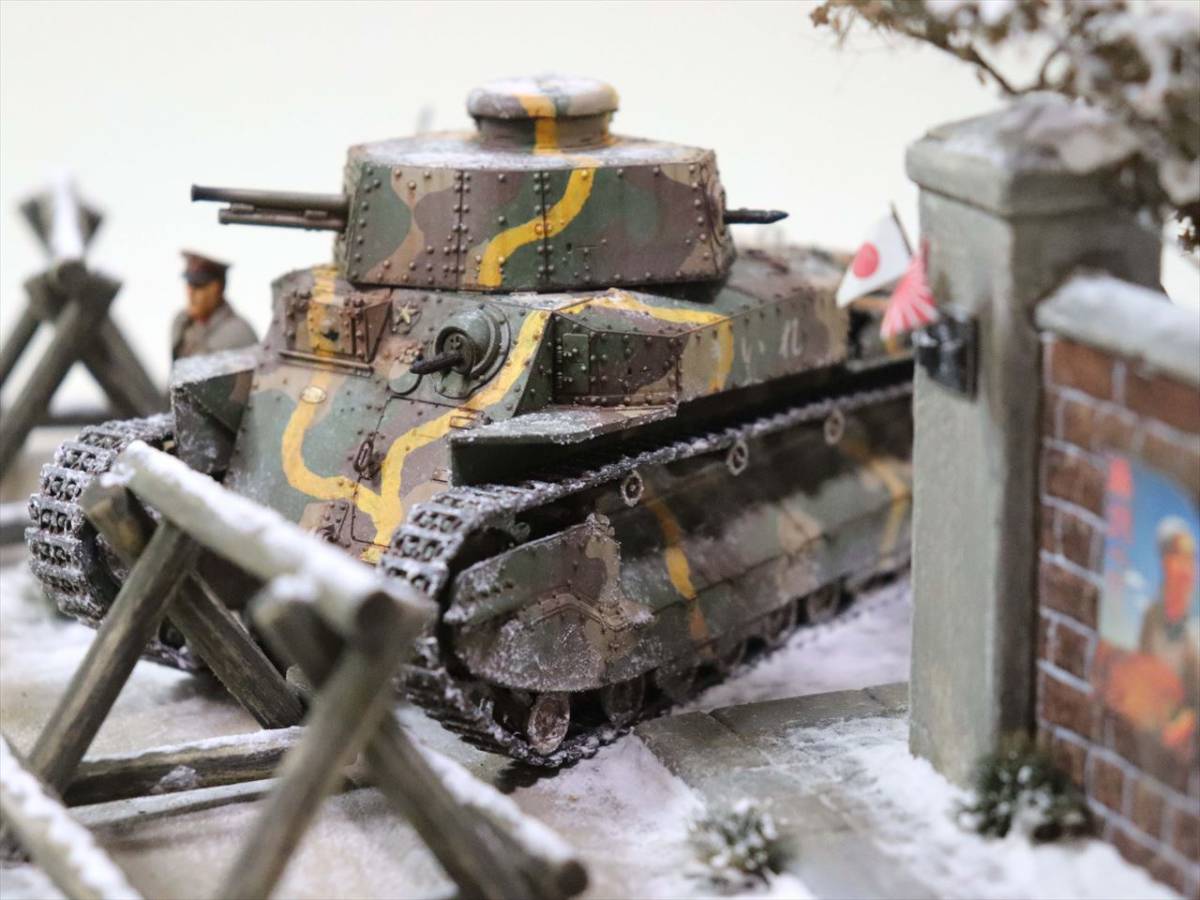 *1/35*89 type middle tank * fine mold *.. line * snow * brick .* geo llama * final product *