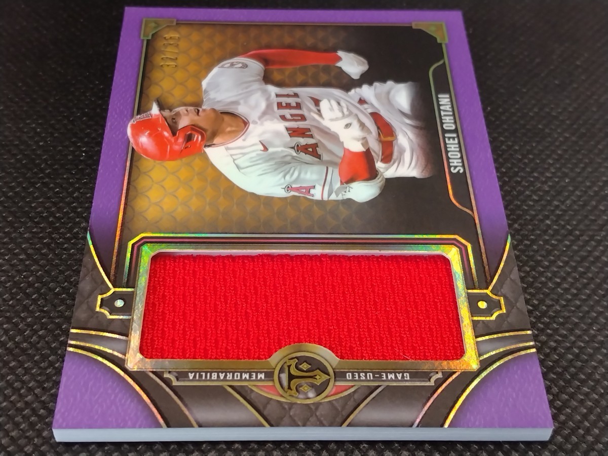 大谷翔平 レリック 36枚限定 アメジスト【2022 TOPPS TRIPLE THREADS JUMBO RELIC SHOHEI OHTANI SJR1-SO1】エンジェルス レア _画像3