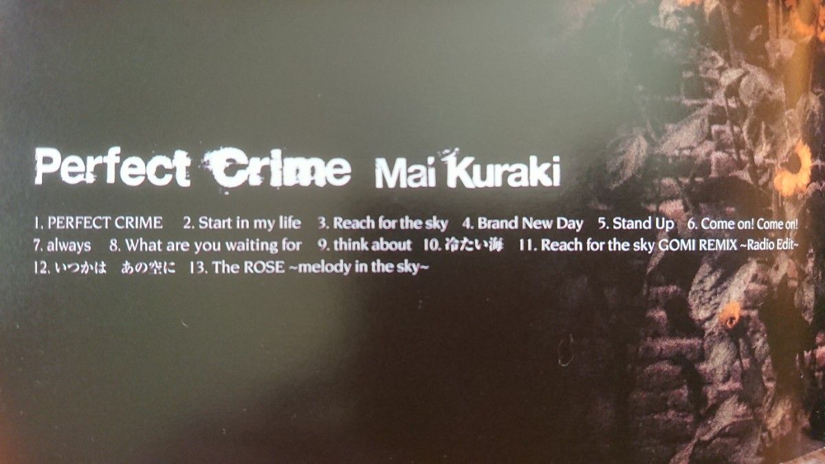 【美品】 倉木麻衣/Mai Kuraki「Perfect Crime」　アルバムCD