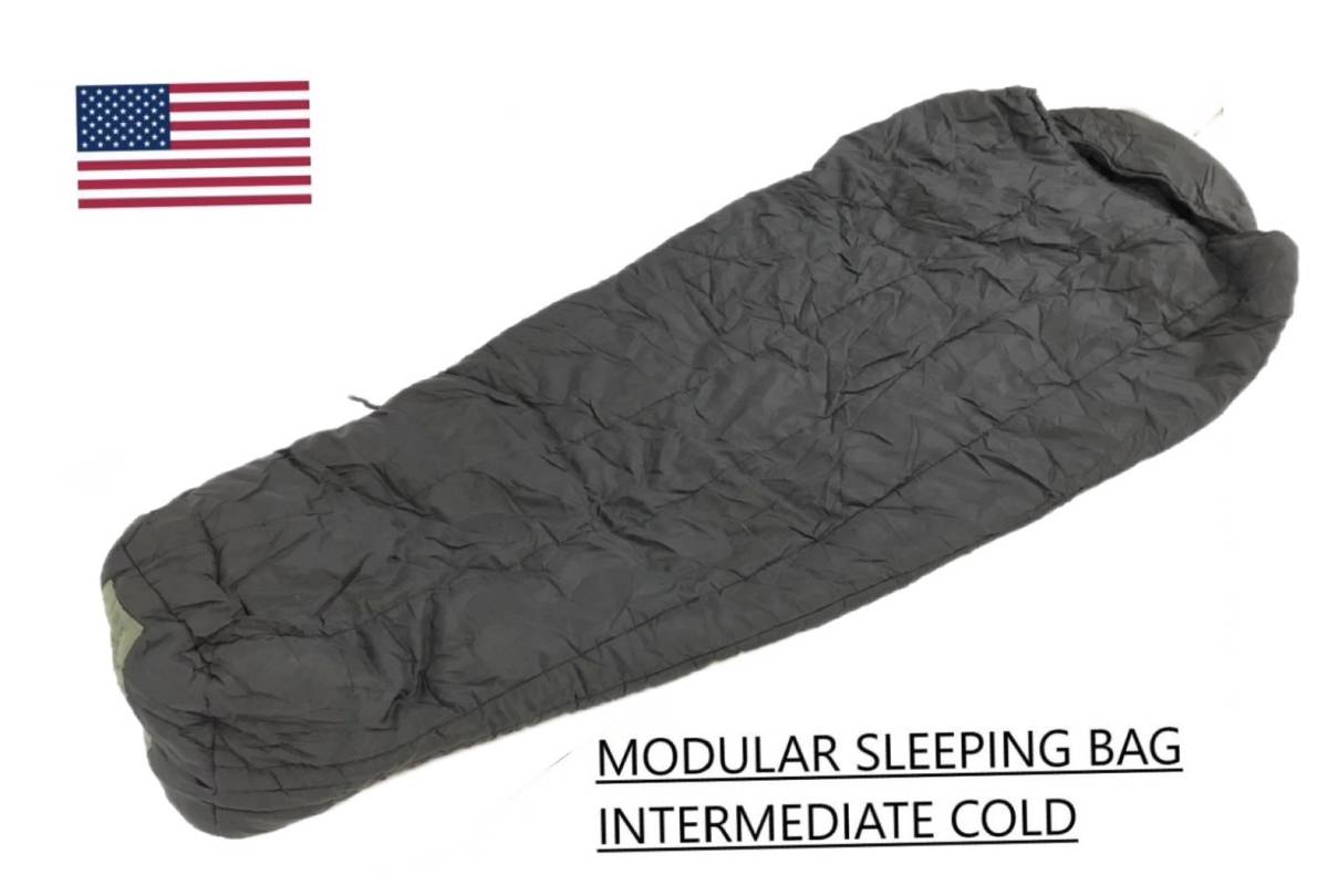 【米軍放出品】☆シュラフ 寝袋 スリーピングバッグ TENNIER キャンプ アウトドア ミリタリー INTERMEDIATE COLD(120)☆HL29FK-2#23-T_画像1