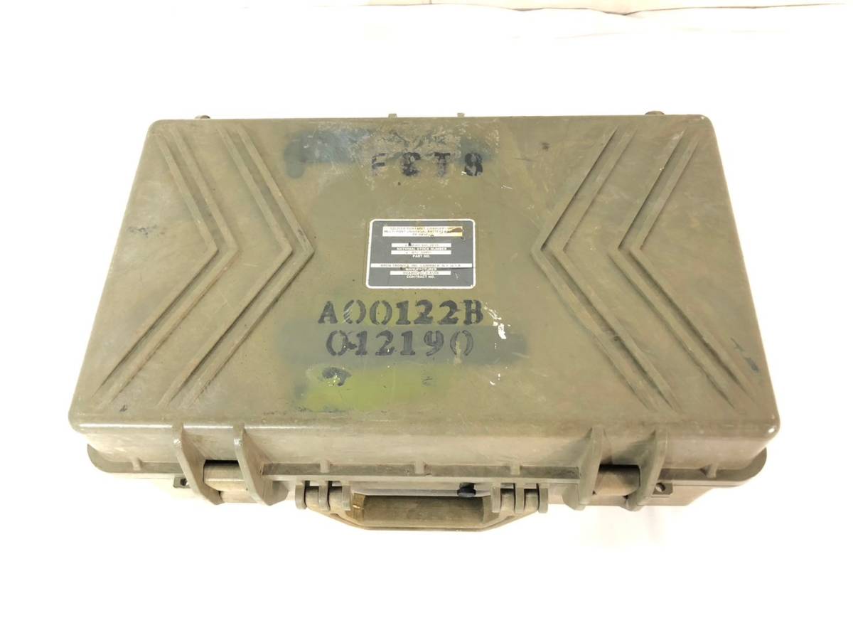 【米軍放出品】☆Melmat ハードケース ツールボックス 収納ケース 道具箱 ストレージボックス KUDL-PAK (120) BL22PK#23_画像3