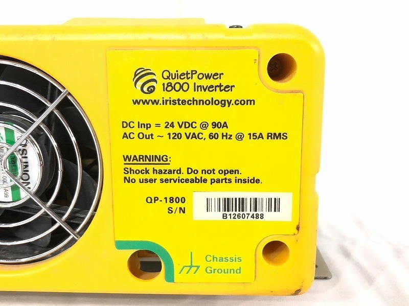 【米軍放出品】☆パワーインバーター DC24V QuietPower1800 電源装置 災害 緊急時 非常用電源 DC/ACインバーター(120)☆CL26AM_画像8