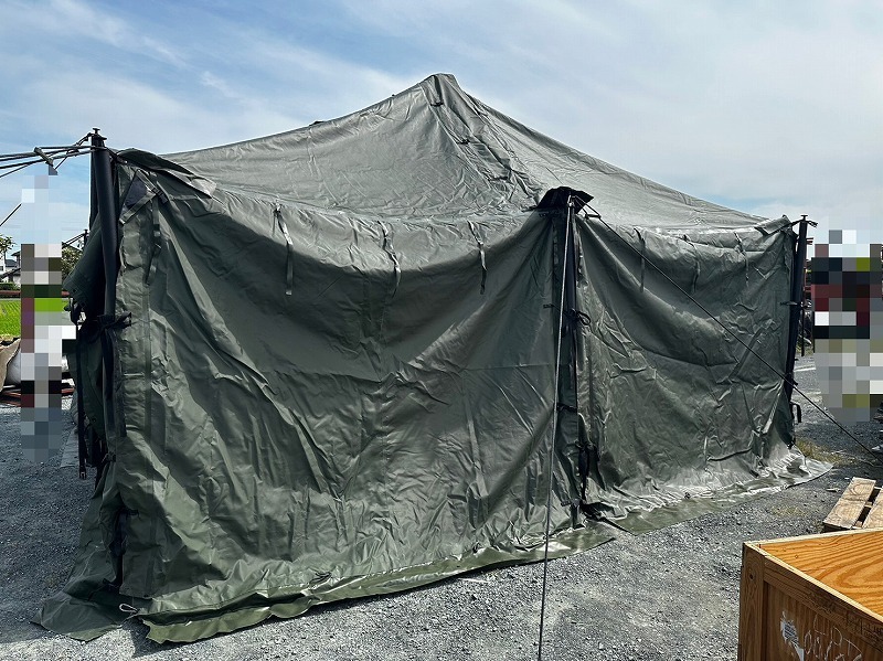 【米軍放出品】未使用品 大型テント シェルター 軍用指揮所テント ミリタリー CAMEL MGPTS 18×18FT キャンプ ８〜10人用防災 ☆CL29AD_画像10