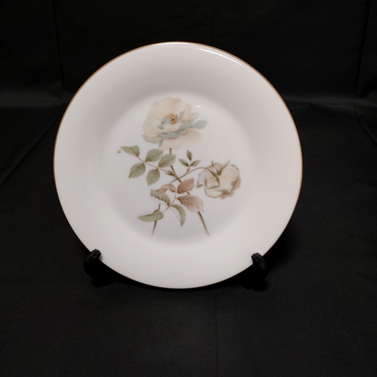 ROYAL DOULTON Royal * dollar ton YORKSHIRE ROSE yoke car - rose 1977 diameter approximately 21cm plate 5 pieces set Western-style tableware [ present condition goods ] xy520080