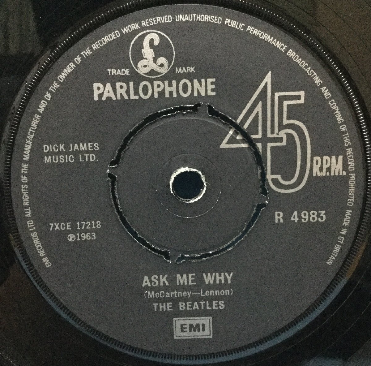 EP 洋楽 The Beatles / Please Please Me 英盤 EMI盤_画像2