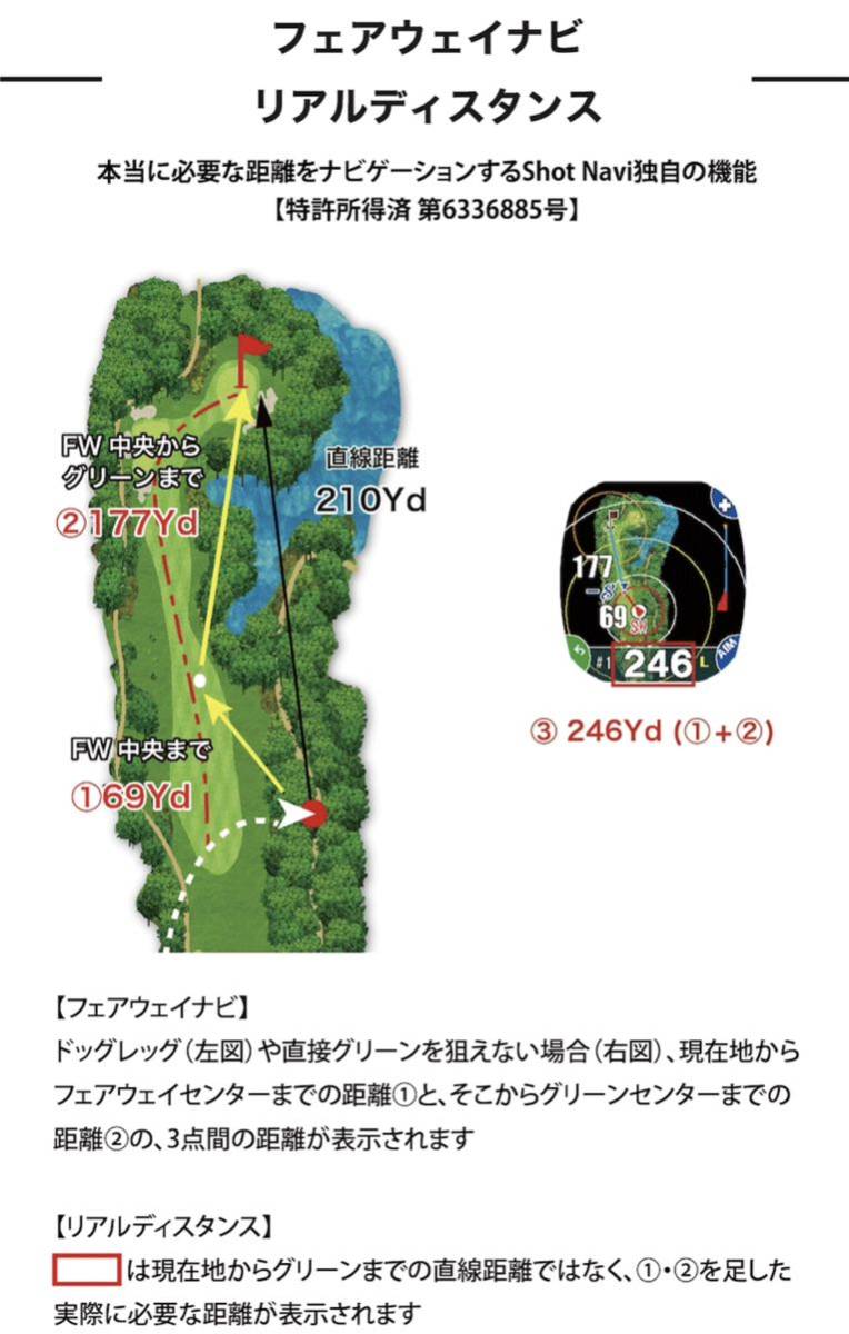 【新品・未開封】ShotNavi ショットナビ CrestII クレスト2 GPS ゴルフナビ 最新モデル ブラック_画像7