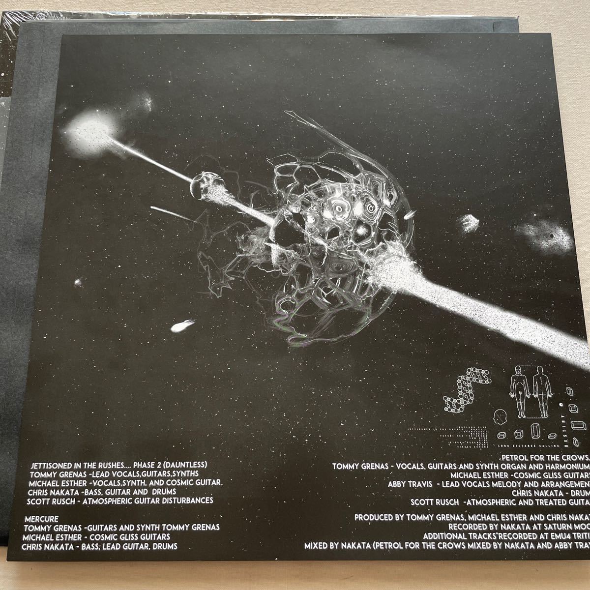 3AM / FARFLUNG - long distance calling split LP サイケ エレクトロ ドローン psych acid space stoner rock psychedelic electro drone _画像6