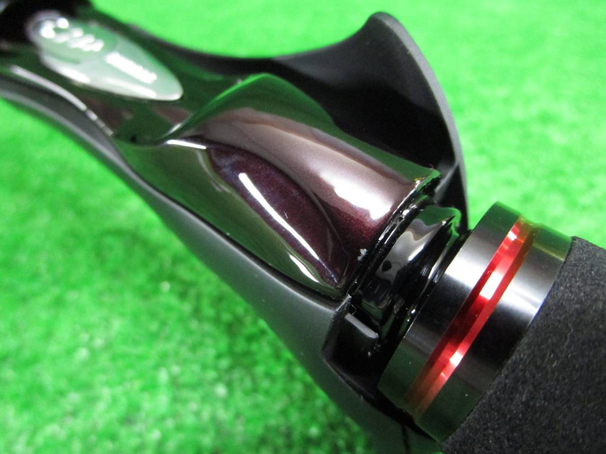 ［超美品］シマノ (SHIMANO) 21 炎月エンゲツ XR N-B610ML-S/L(左巻)乗せ調子 左巻き仕様_小傷