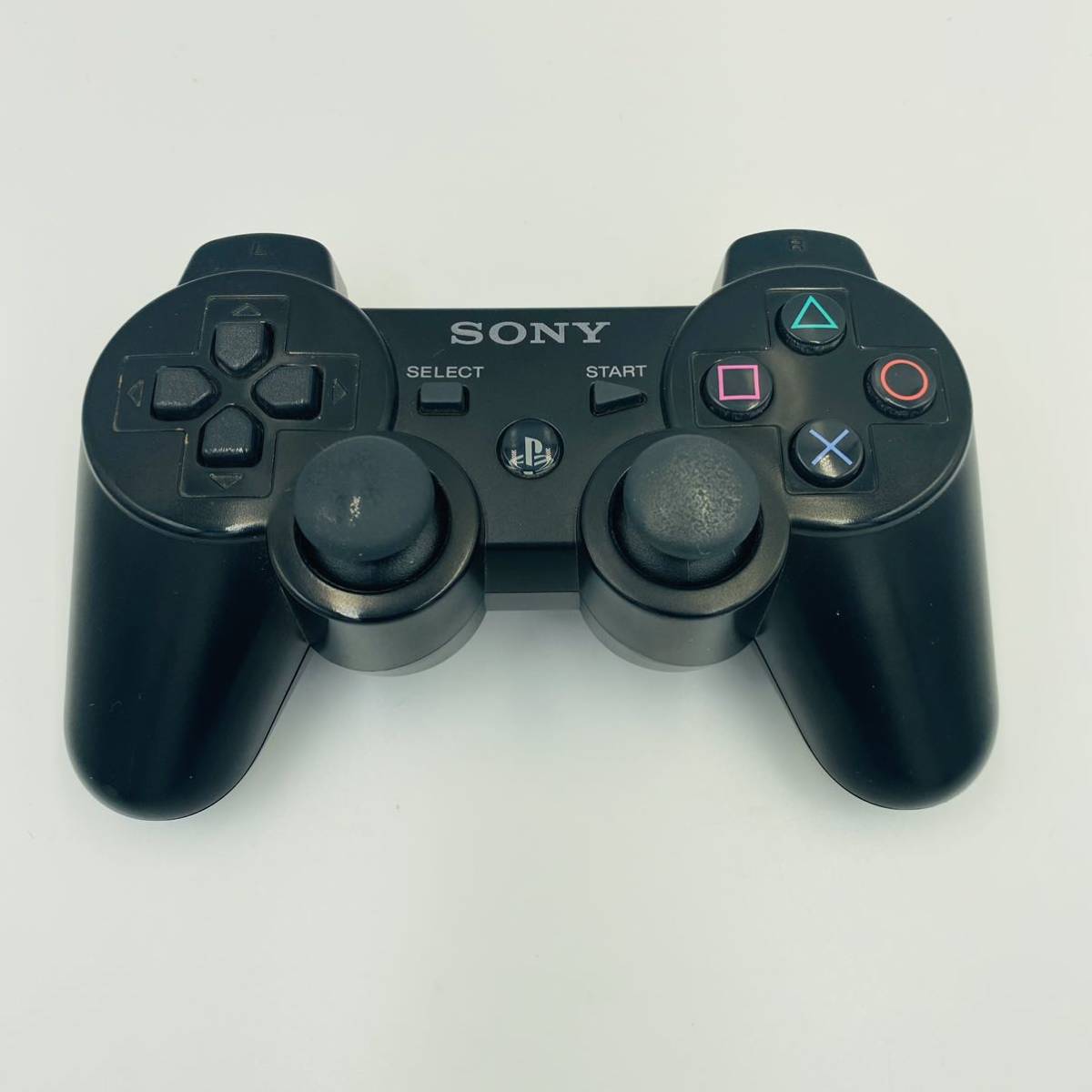 【美品】DUALSHOCK3 デュアルショック3 SONY純正品 ブラック ワイヤレスコントローラー PlayStation 3 CECHZC2J 動作品 _画像1