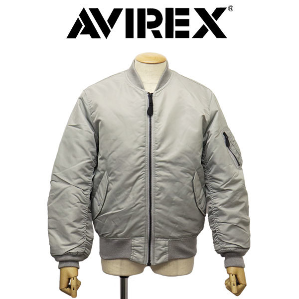 AVIREX (アヴィレックス) 2952012 MA-1 COMMERCIAL コマーシャル フライトジャケット 160SILVER XL