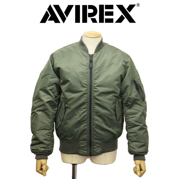 AVIREX (アヴィレックス) 2952012 MA-1 COMMERCIAL コマーシャル フライトジャケット 401SAGE XL_AVIREX(アビレックス/アヴィレックス)正規