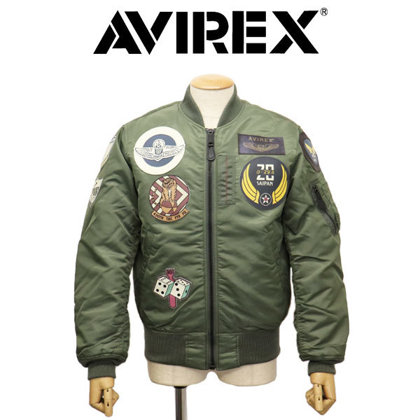 AVIREX (アヴィレックス) 2952014 MA-1 TOP GUN トップガン フライトジャケット 401SAGE L