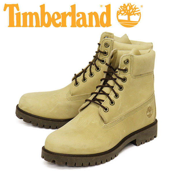 Timberland (ティンバーランド) A41MW 6in PREM WP BT 6インチプレミアムウォータープルーフブーツ Light Beige TB478 US7.5-約25.5cm_Timberland(ティンバーランド)正規取扱店TH