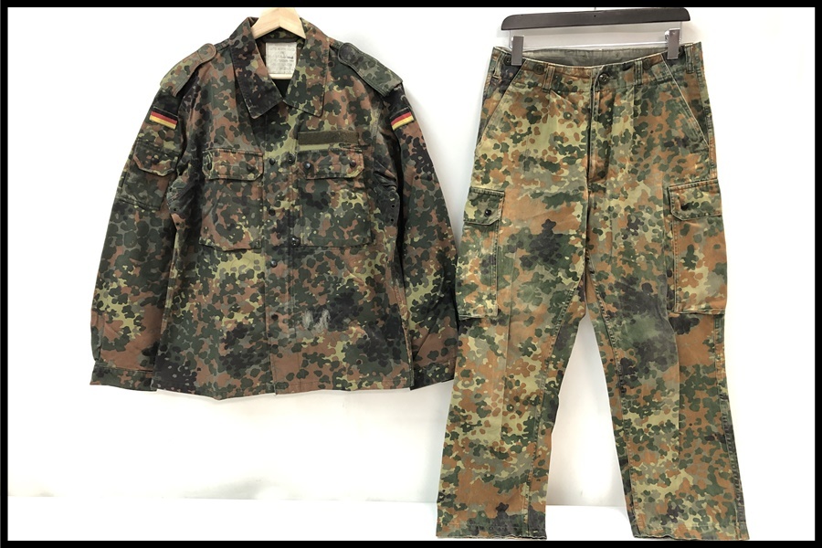 東京)BWドイツ軍 フレック迷彩戦闘服上下セットGr.Nr.3/Gr.1 実物の画像1