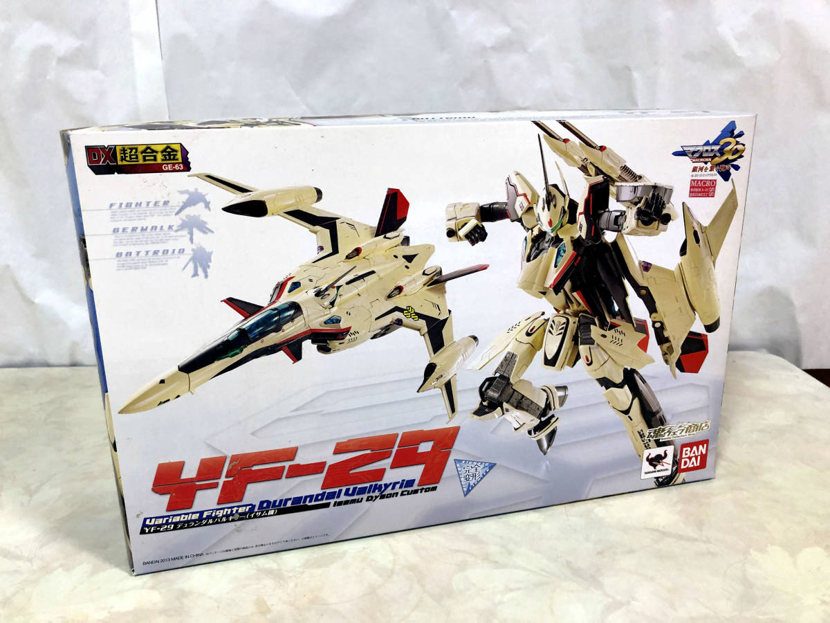 ◆◆未開封・美品◆◆《DX超合金》YF-29 デュランダルバルキリー(イサム機) [GE-63]／マクロス30 銀河を繋ぐ歌声／マクロスプラス_画像1