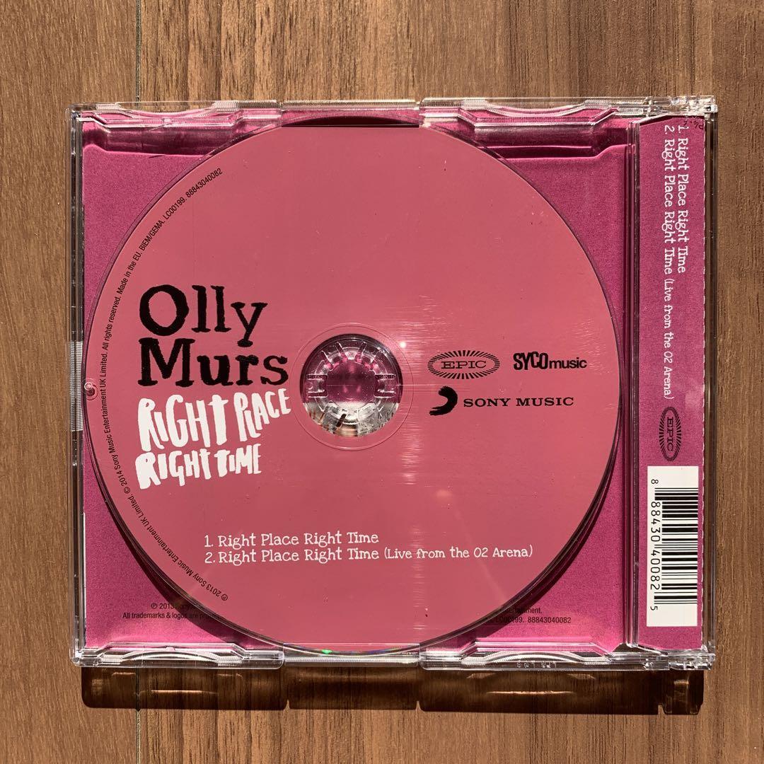 Olly Murs オリー・マーズ Right Place Right Time EU盤シングル 新品未使用_画像2