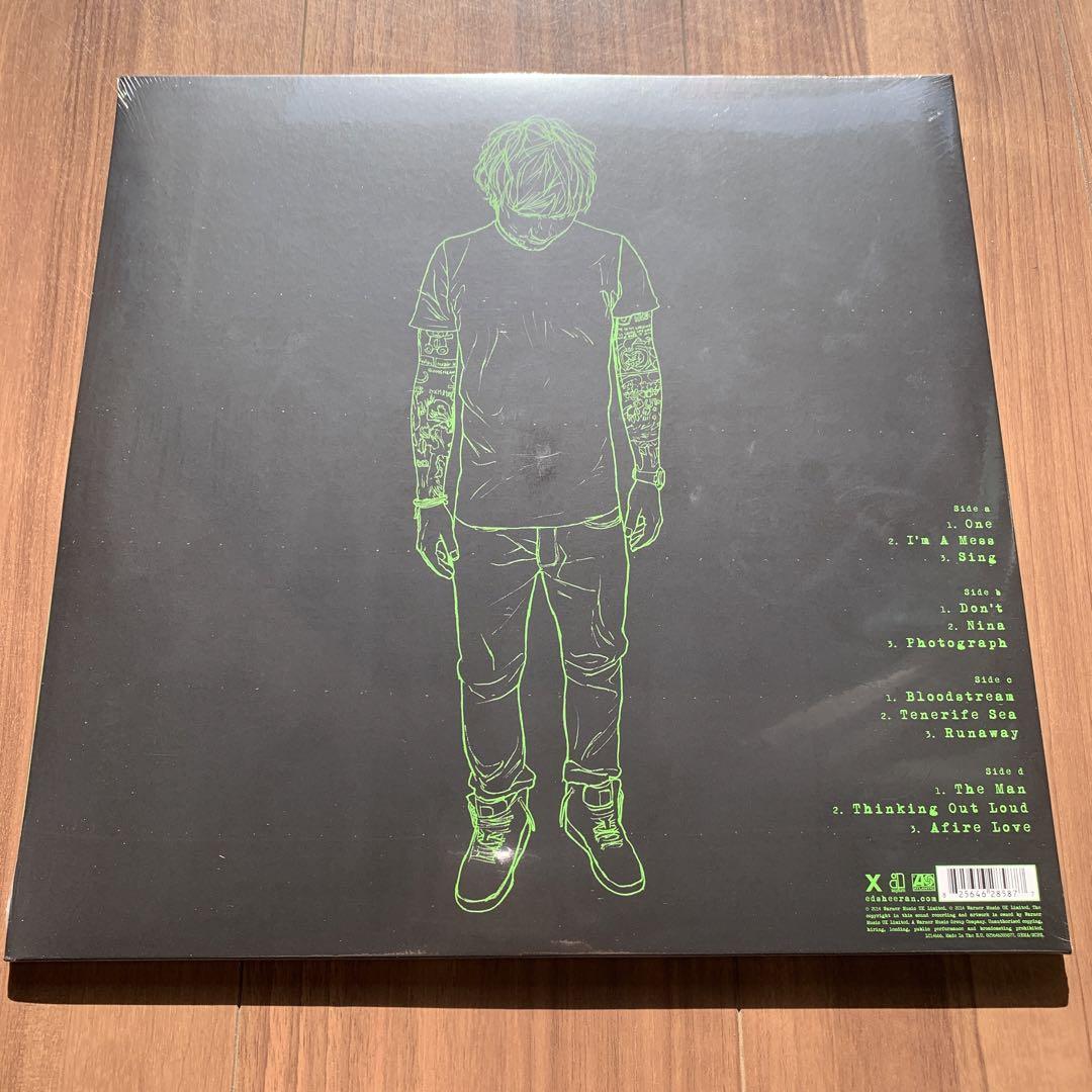 Ed Sheeran エド・シーラン X Multiply 輸入盤 アナログレコード Analog Record LP Vinyl 新品未開封_画像2