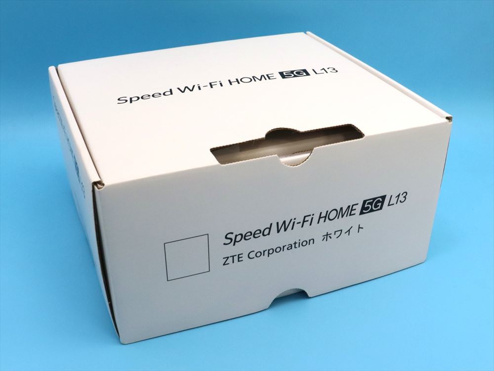 Speed Wi-Fi HOME 5G L13 ZTR02SWU ホワイトZTE Corporation A2963|跨