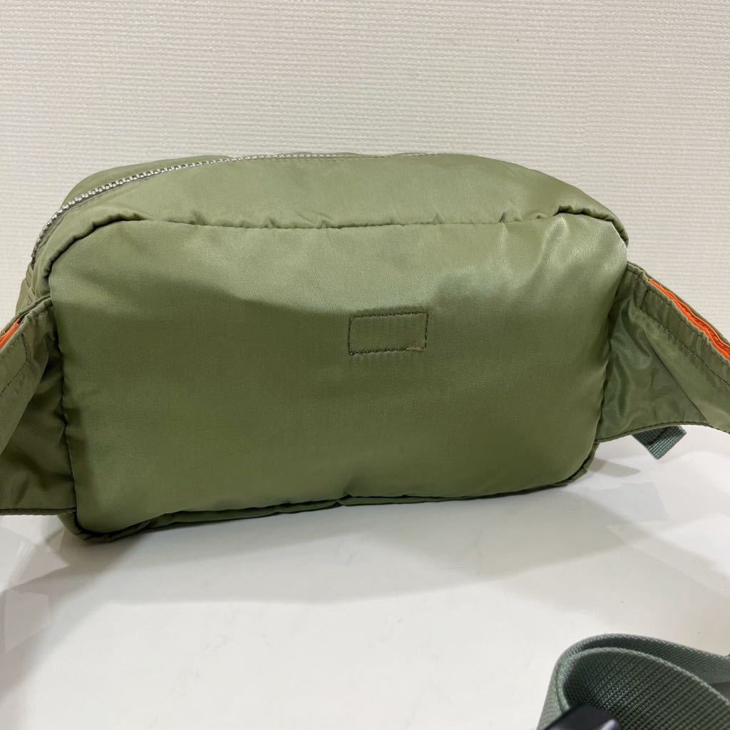 ポーター　PORTER STUSSY ステューシー　ウエストバック　ボディバック吉田 カバン TANKER タンカー カーキ コラボ