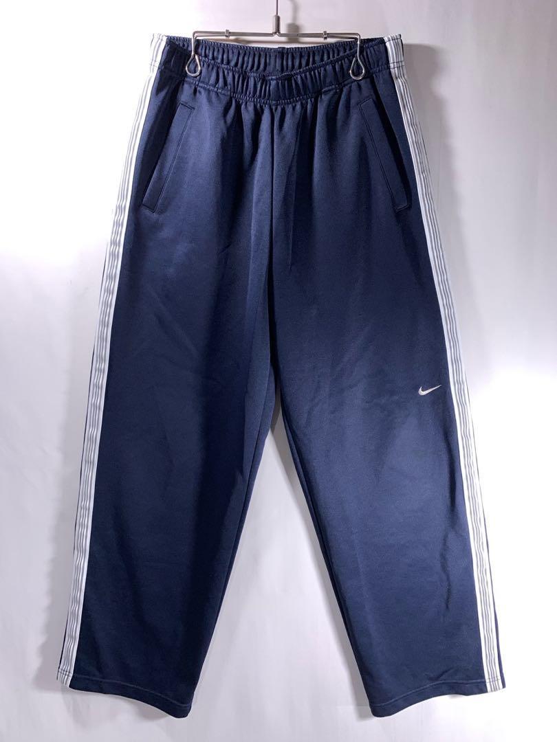 00s NIKE トラックジャケット ジャージ セットアップ 上下 ネイビー L