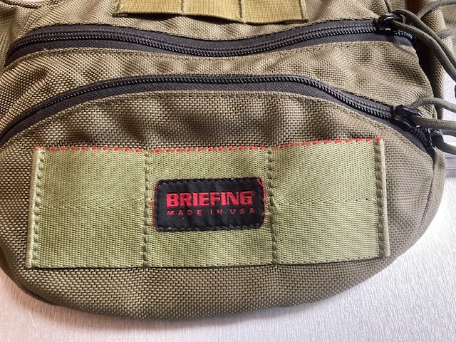 BRIEFING ウェストポーチ ボディポーチ　MADE IN USA GREEN_画像10