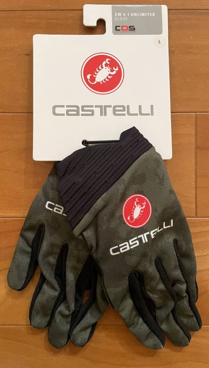 新品　CASTELLI ( カステリ ) 長指グローブ CW 6.1 UNLIMITED グローブ　Lサイズ_画像1