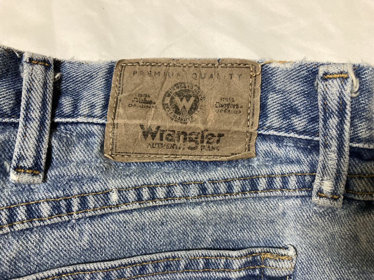 Wrangler ラングラー デニムジーンズW42ビッグサイズ インディゴ 古着_画像2