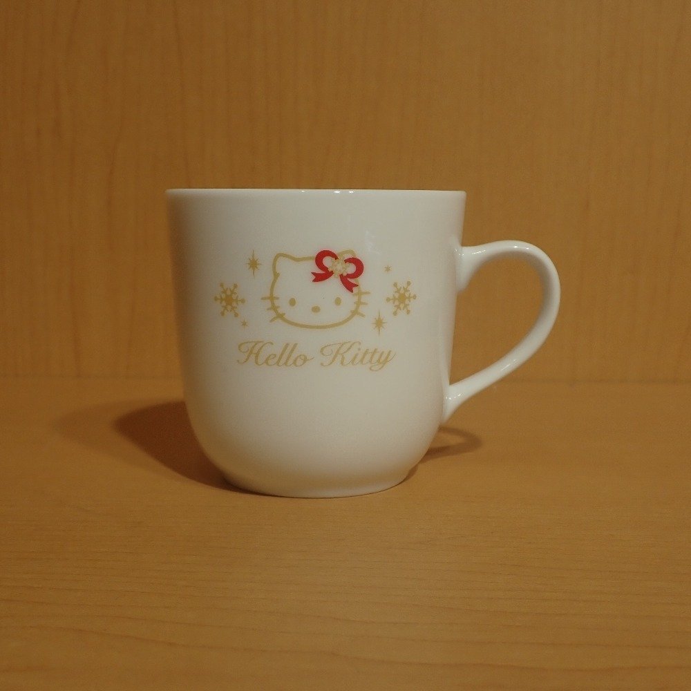 【中古】 Hello Kitty ハローキティ キティちゃん マグカップ　プレート　皿　スタンド 6点セット 2005年製食器 【質屋】_画像3
