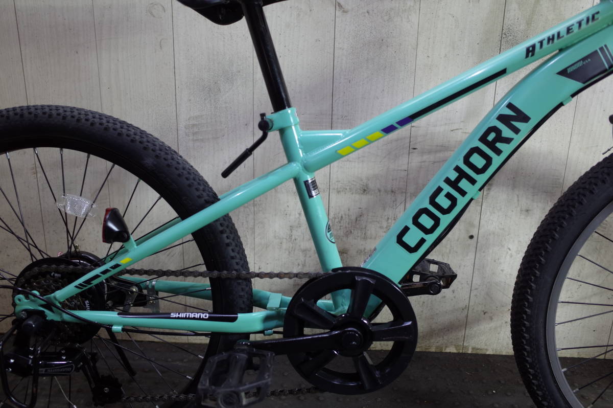 人気美品！コグホーンcoghorn athletic 20型 シマノ6速 本格子供用MTB_画像9