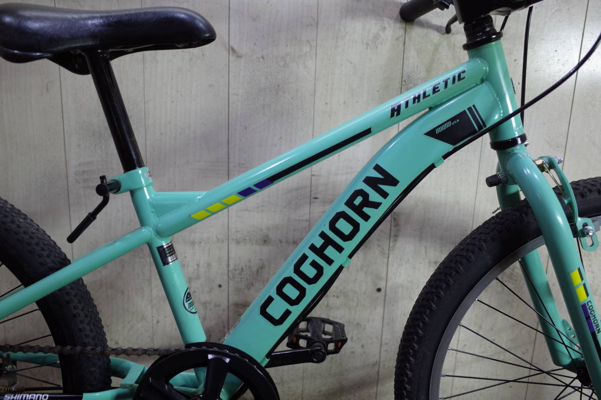 人気美品！コグホーンcoghorn athletic 20型 シマノ6速 本格子供用MTB_画像10